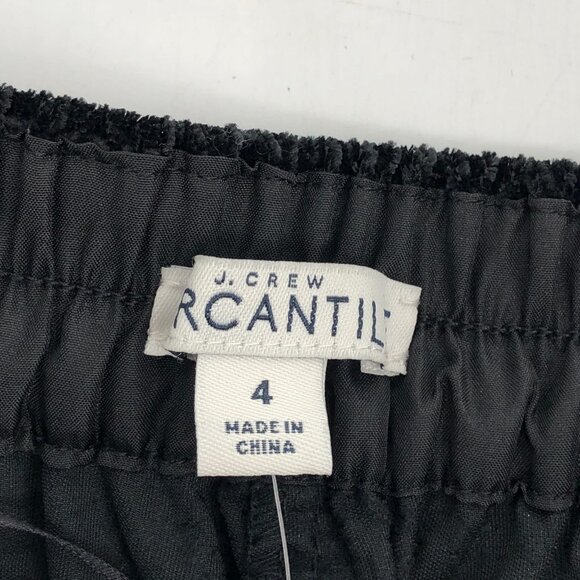 J. Crew Black High Rise Velvet Pants | Regular Size 4 - Picture 6 of 6